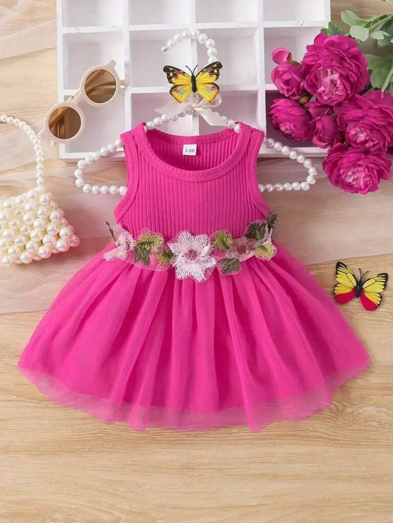 Robe fleurie - robe fille chic pour occasion