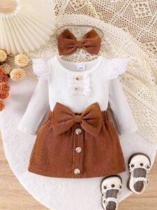 Body et jupe en velours