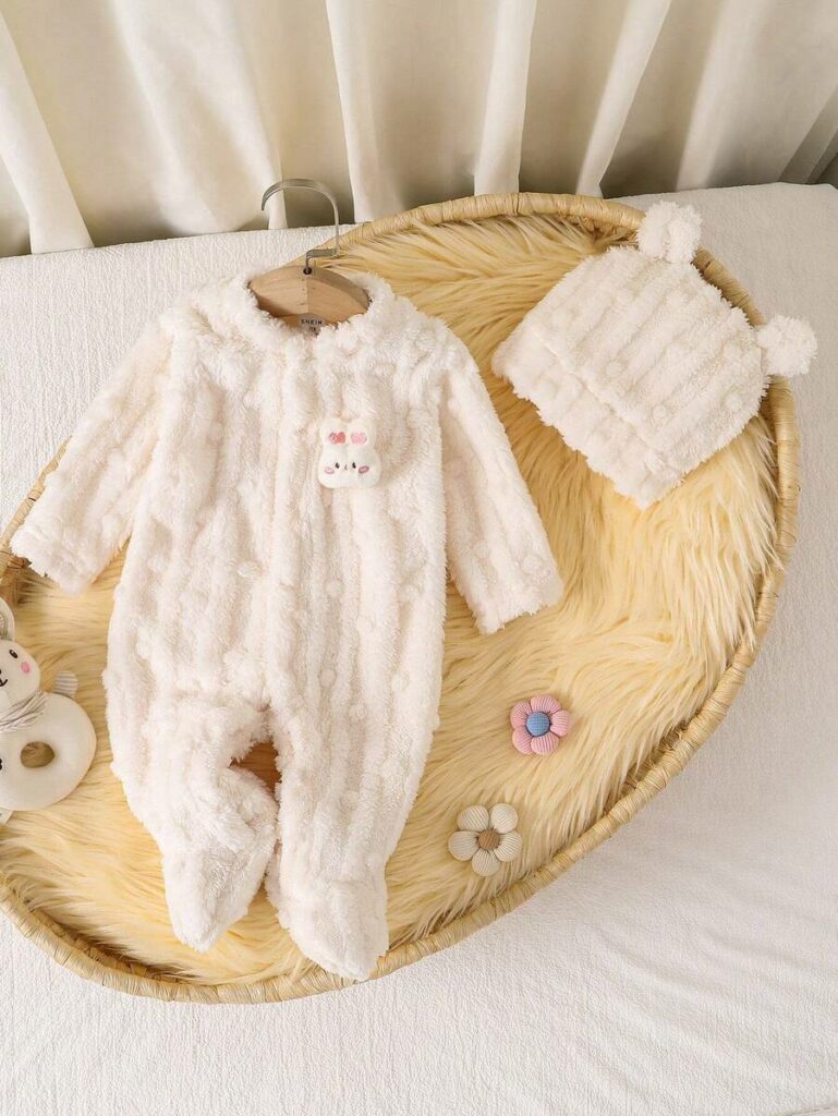 Combinaison de nuit et bonnet