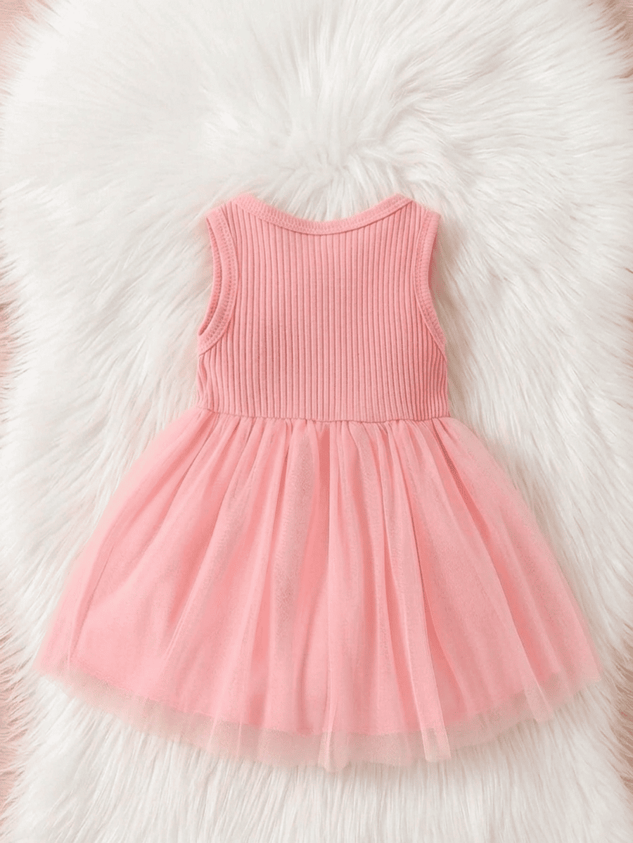 Robe tutu avec ceinture fleurie brodee fille tenue ceremonie - Kidzaz