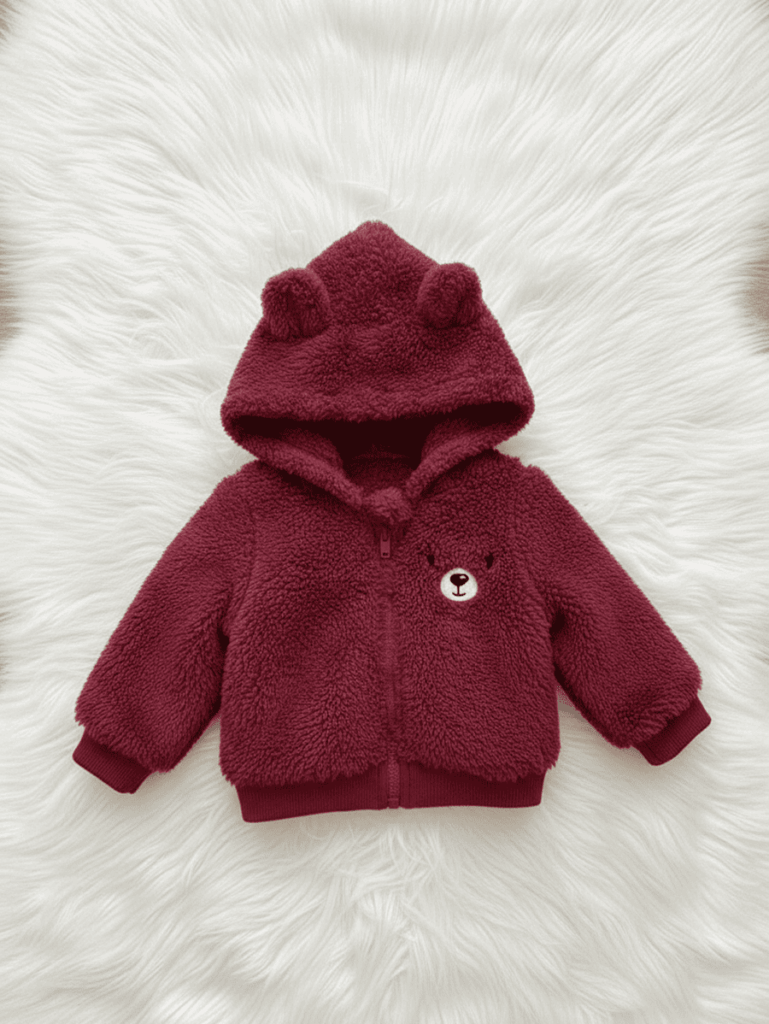 Veste chaude effet peluche