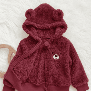 Veste chaude effet peluche