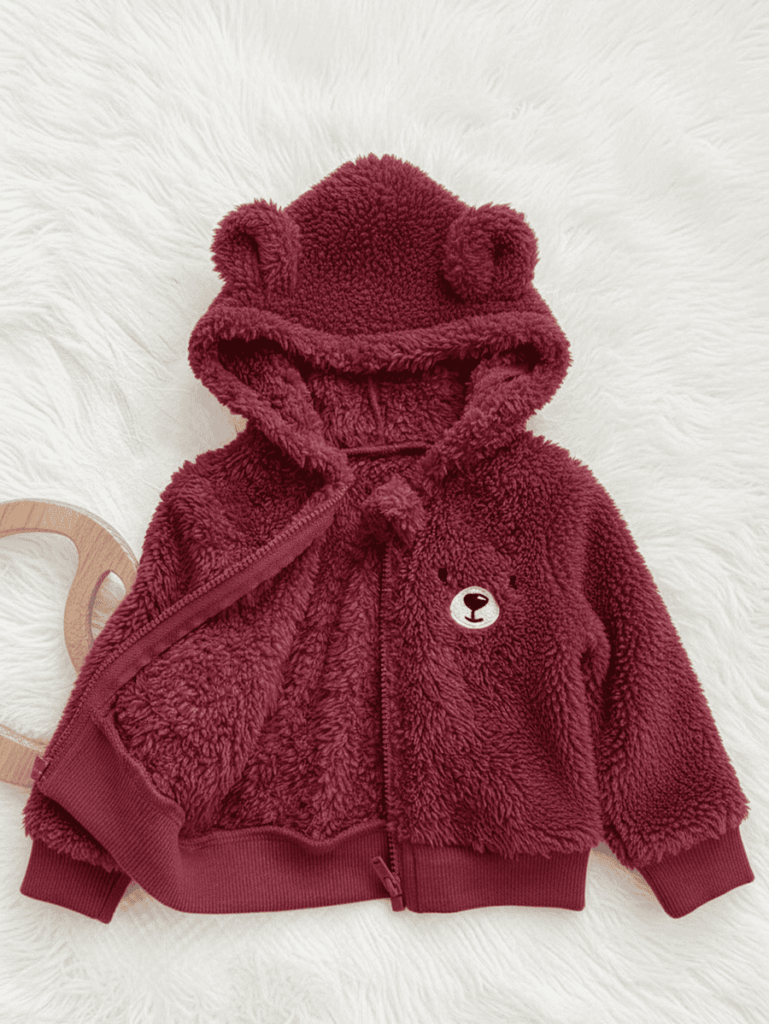 Veste chaude effet peluche