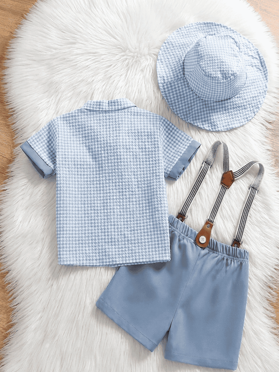 Ensemble chic - salopette enfant avec coupe pratique