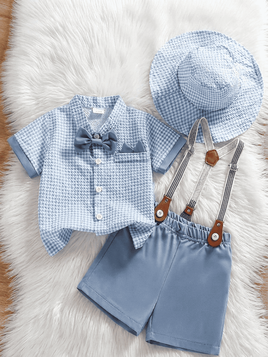 Ensemble chic - salopette enfant avec coupe pratique