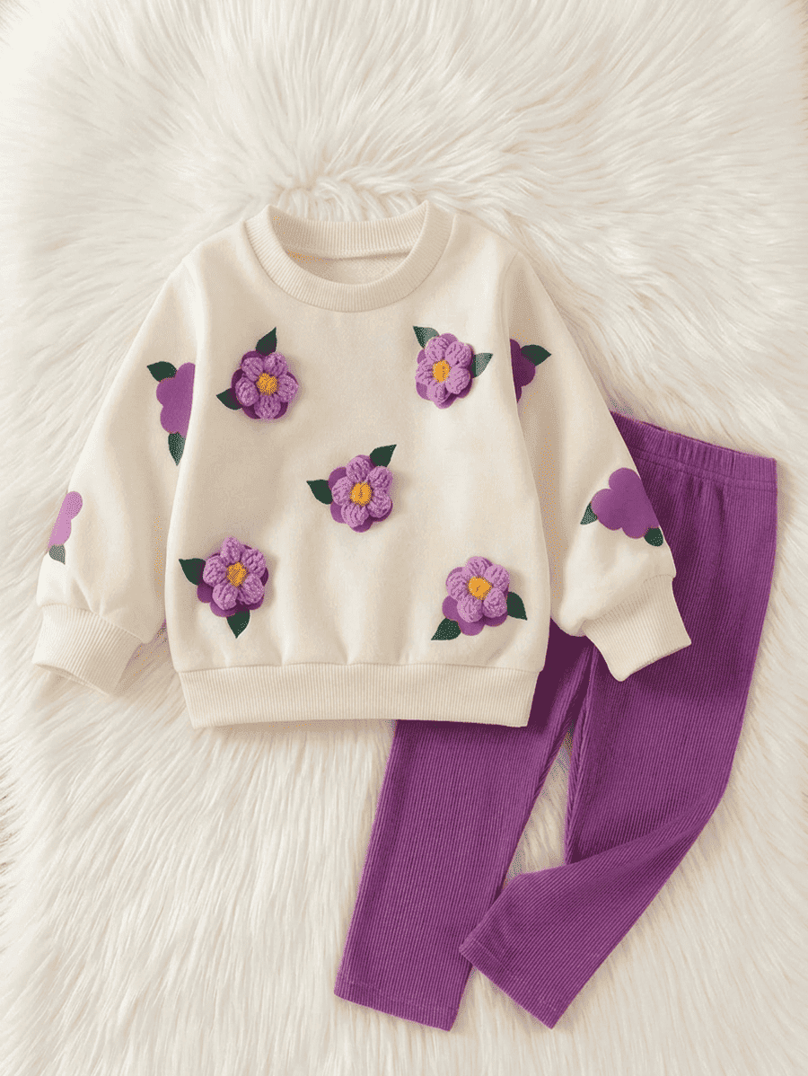 Ensemble pull - ensemble bébé fille léger et pratique