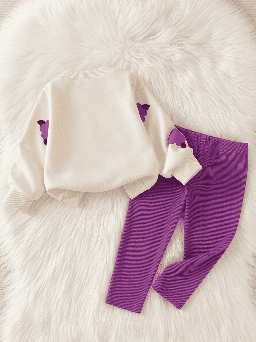 Ensemble pull - ensemble bébé fille léger et pratique