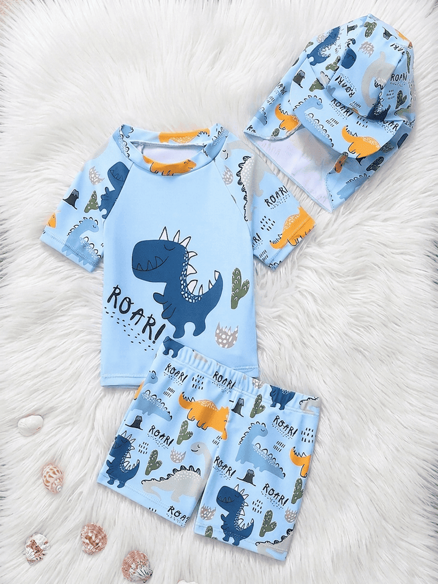 Burkini garçon ensemble de plage 3 pièces couvrant - Kidzaz