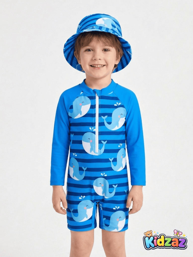 Burkini de plage garcon maillot de bain couvrant anti-UV - Kidzaz